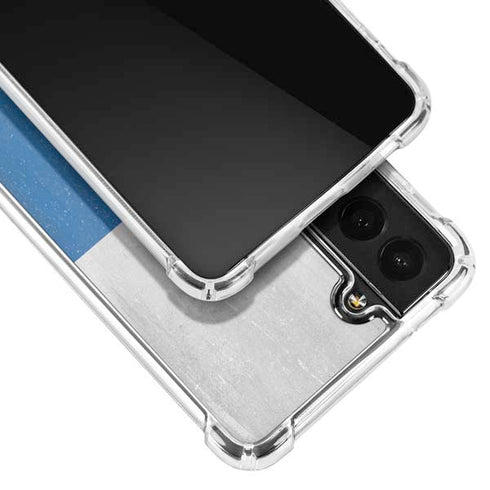 Slovakia Flag Distressed Galaxy S21 5G Clear Case